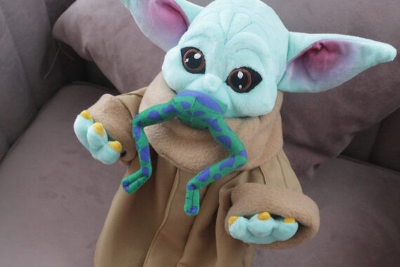 *Baby Yoda comiendo rana