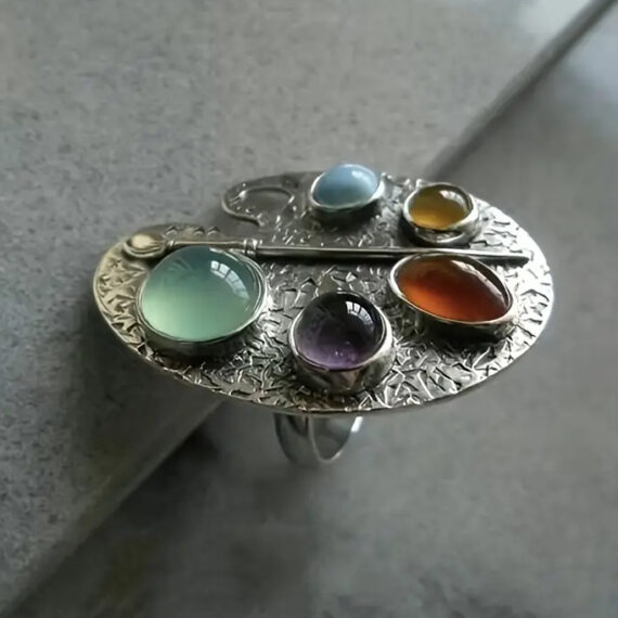 Anillo Paleta de pintura