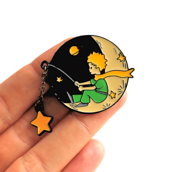 Pin Principito pezcando una estrella